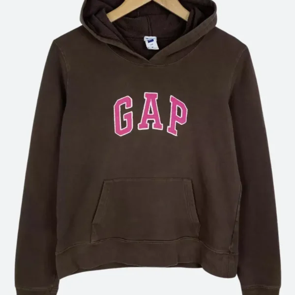 Brown And Pink Gap Hoodie