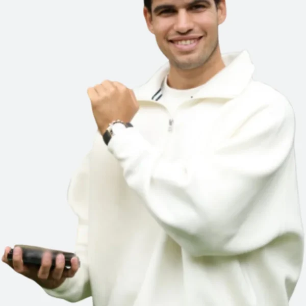 Carlos Alcaraz Wimbledon Half Zipper Sweatshirt