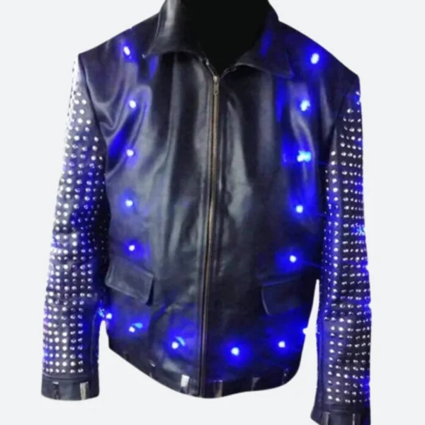 Chris Jericho WWE Light Up Leather Jacket