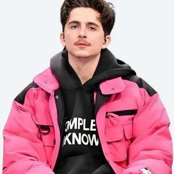 College Gameday Timothee Chalamet Puffer Jacket