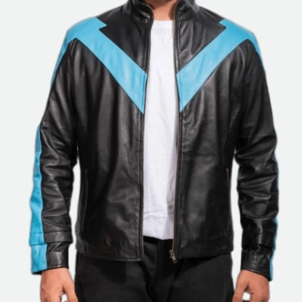 Dick Grayson Nightwing Leather Jacket