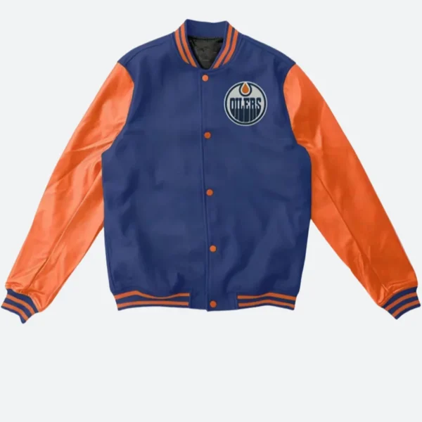 Edmonton Oilers Varsity Jacket