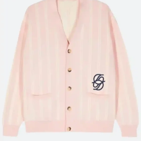 Samuel Arnold Emily In Paris S04 Pink Cardigan