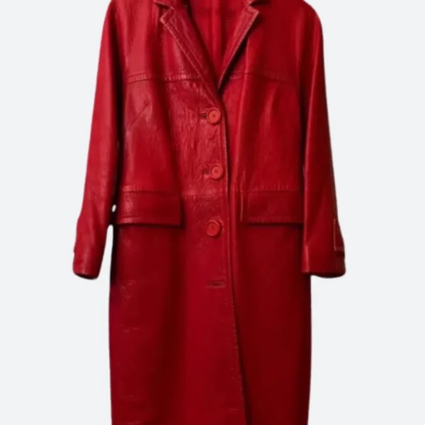 Emily in Paris S04 Lily Collins Leather Coat