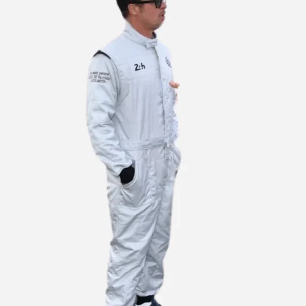 F1 2025 Sonny Hayes White Jumpsuit