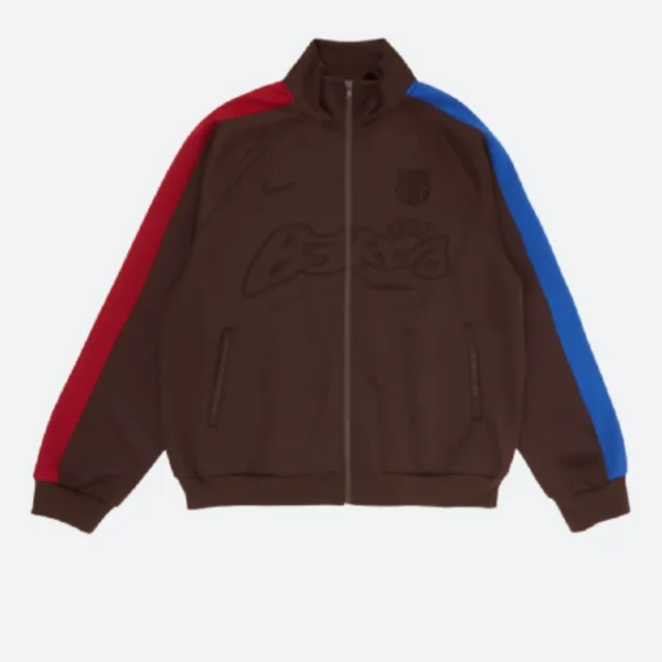 FCB Barca Retro Zip Anthem Jacket