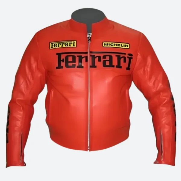 Ferrari Racing Leather Jacket