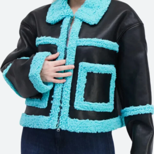 Girls5eva Wickie S02 Roy Leather Jacket