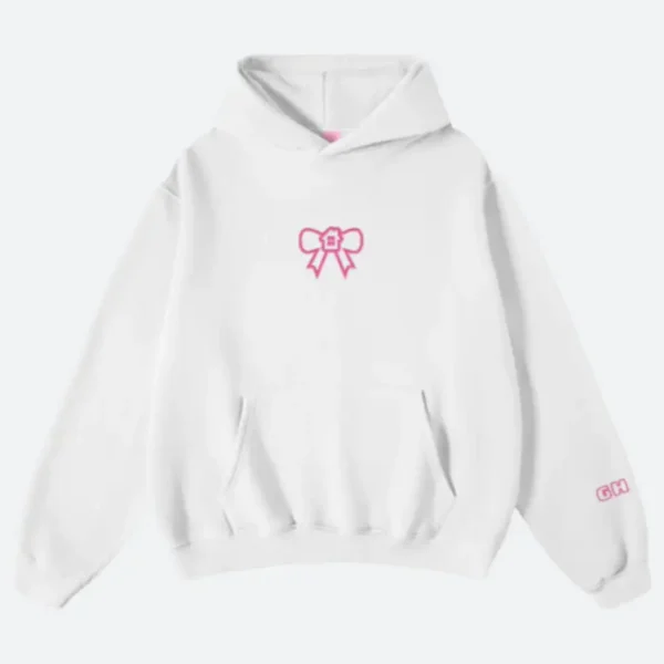 Glow House White Hoodie