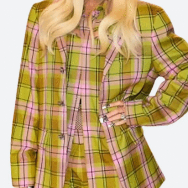 Gwen Stefani The Voice S26 Plaid Blazer