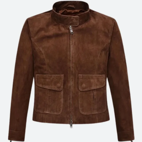 Hayley Atwell Mission Impossible Suede Leather Jacket