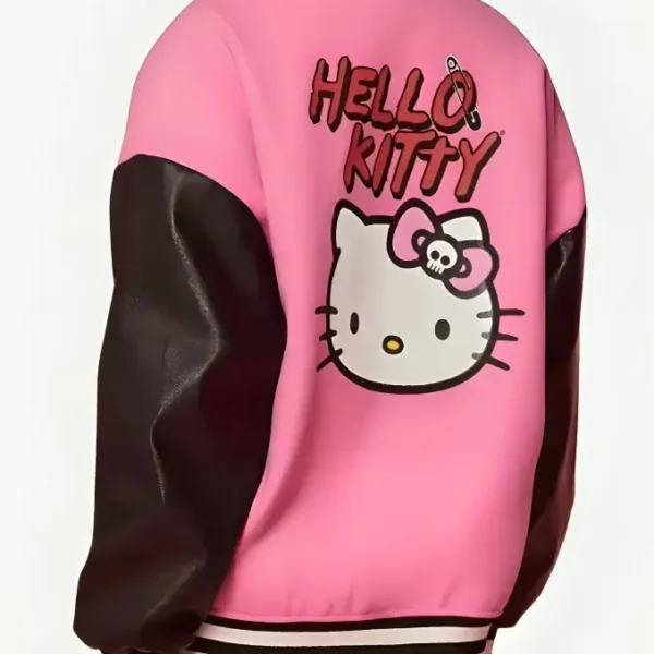 Hello Kitty Pink Varsity Jacket