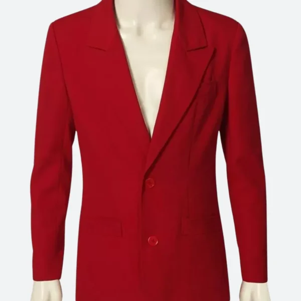 Joaquin Phoenix Joker Arthur Fleck Red Blazer