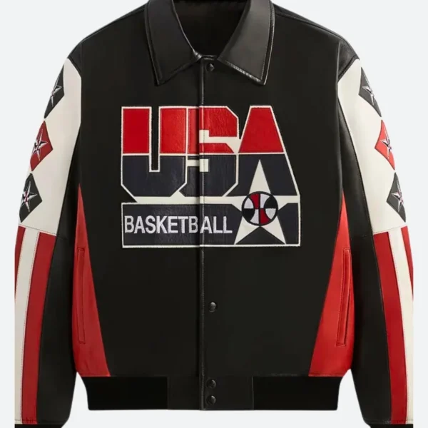 Kevin Durant USA Basketball Leather Jacket