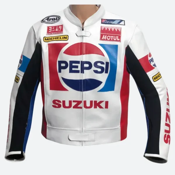 Kevin Schwantz Pepsi Suzuki Leather Jacket