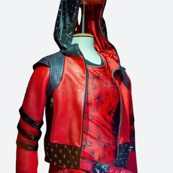 Kylie Cantrall Descendants The Rise Of Red Leather Jacket