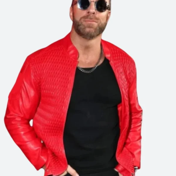 LA Knight WWE Monday Night RAW Leather Jacket