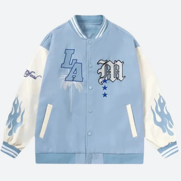 LA Palm Tree Varsity Bomber Jacket
