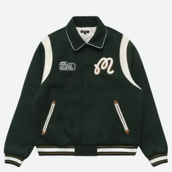 Malbon X formula 1 Grand Prix Letterman Jacket