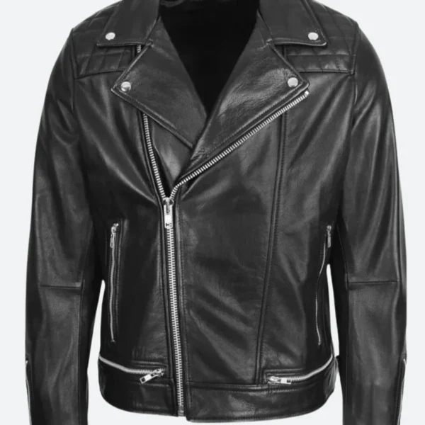 Motorcycle Biker Brando Leather Jacket