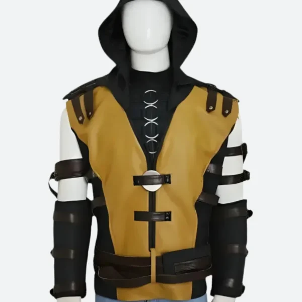 Mortal Kombat X Scorpion Leather Jacket