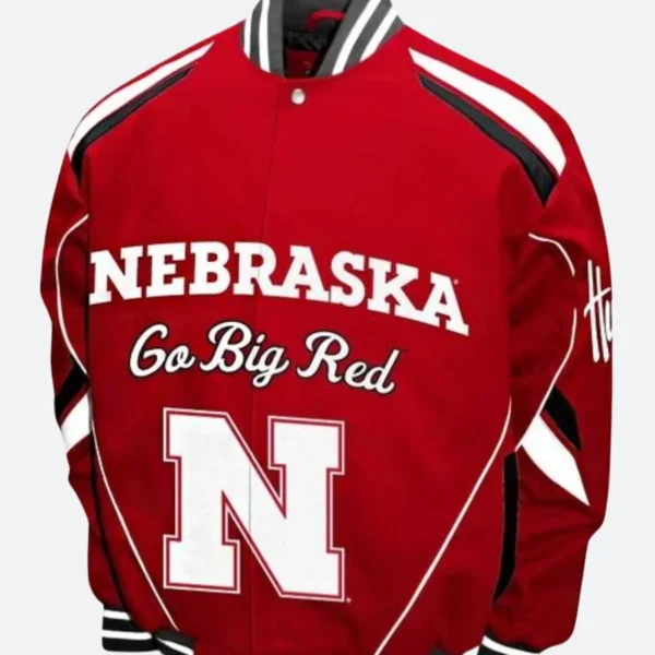 Nebraska Huskers Go Big Red Varsity Jacket