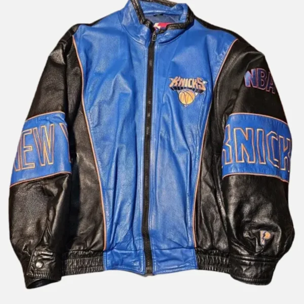 New York Knicks TimothÃ©e Chalamet Leather Jacket
