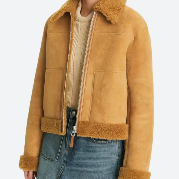 Olivia Ponton Suede Leather Jacket