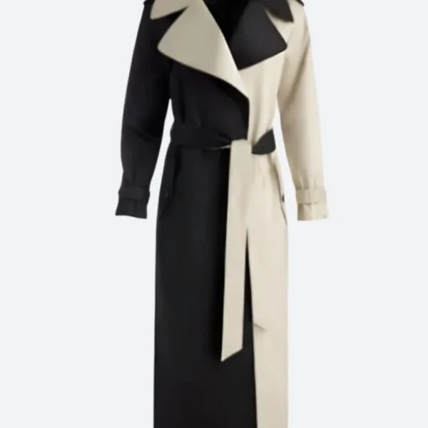 Only Murders in the Building S04 Selena Gomez Two Tone Coat