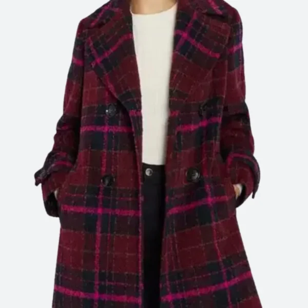 Only Murders in the Building Uma Heller Plaid Coat