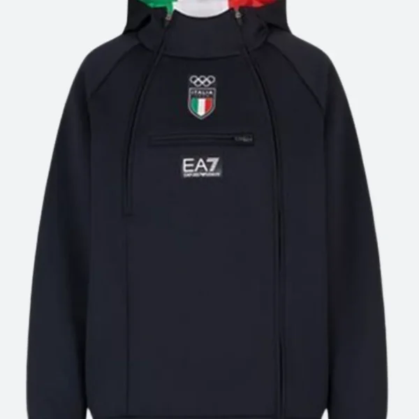 Paris Olympic 2024 Team Italia Zip-Up Hoodie
