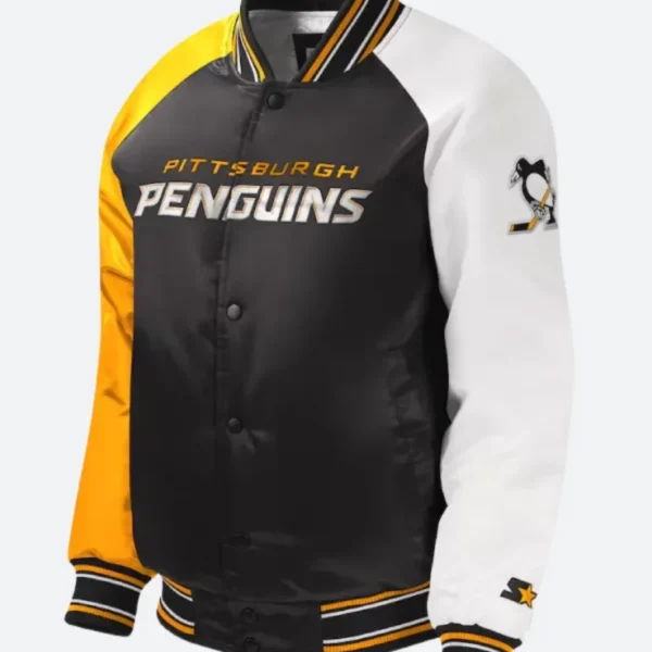 Pittsburgh Penguins Raglan Varsity Jacket