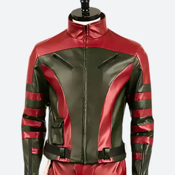 Red One Callum Drift Leather Jacket