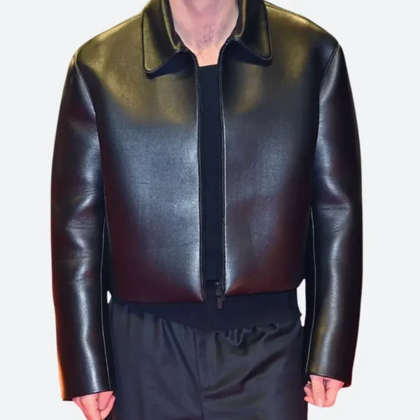 Robert Pattinson Mickey 17 Leather Jacket