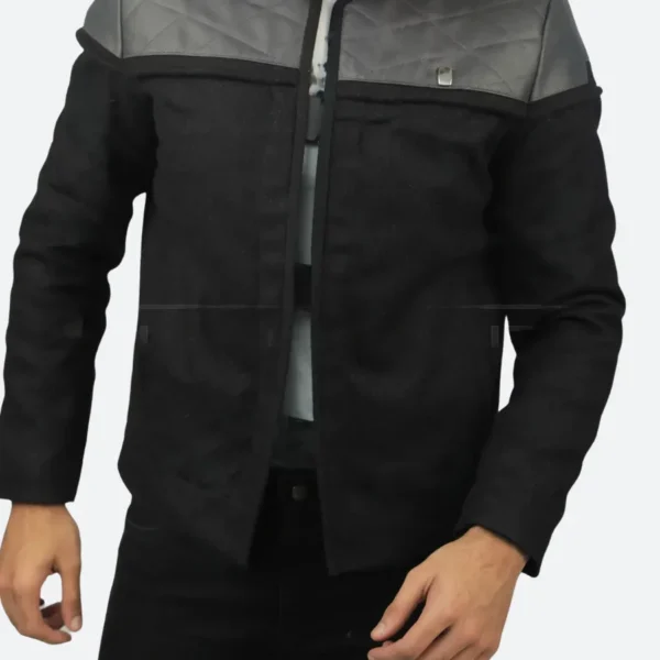 Star Trek Jean Luc Picard Leather Jacket