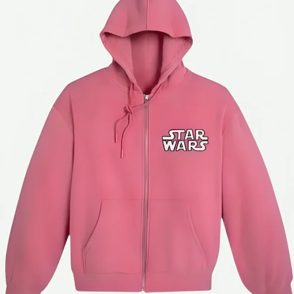 Star Wars Pink Zip Up Hoodie