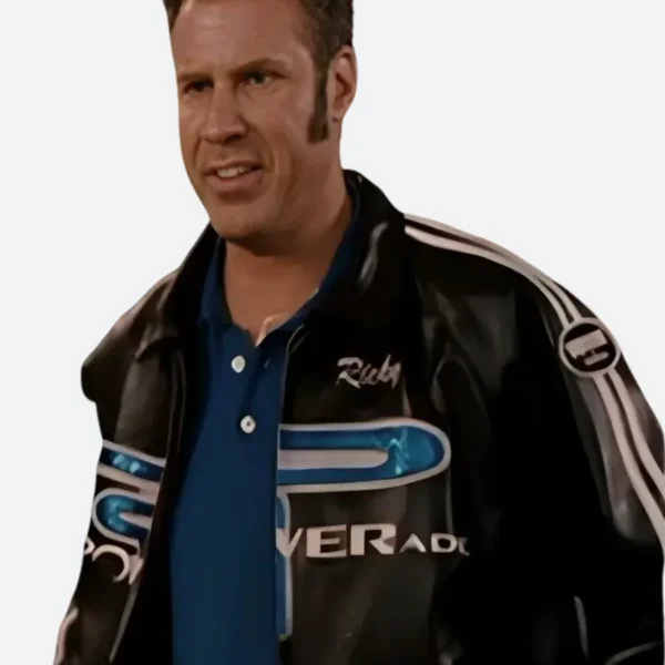 Talladega Nights The Ballad Of Ricky Bobby Powerade Leather Jacket