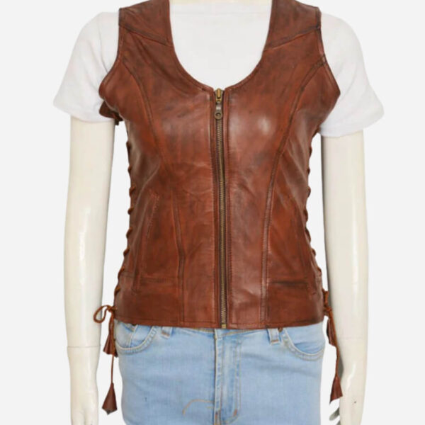 The Walking Dead Michonne Leather Vest