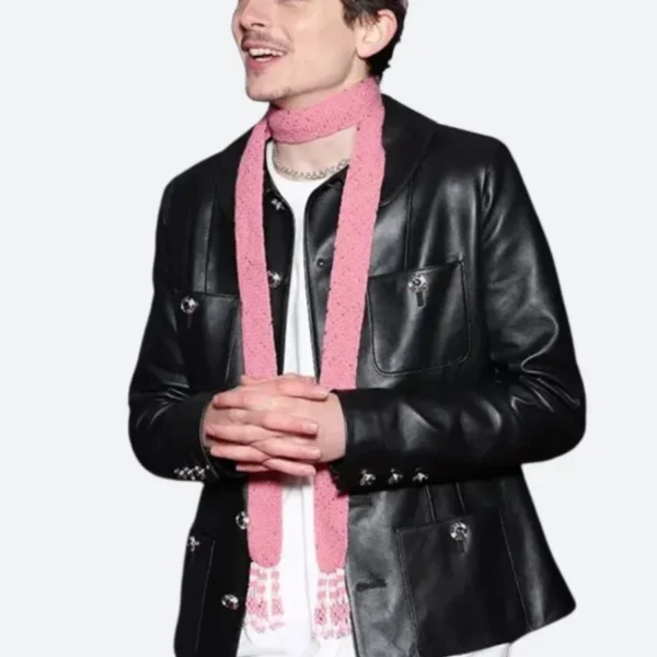 Timothee Chalamet Leather Jacket