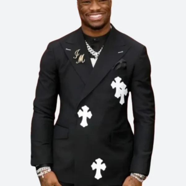 Jalen Milroe 2025 Draft Red Carpet Blazer