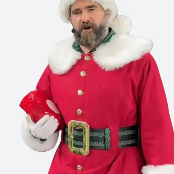 Jason Kelce Santa Claus Coat