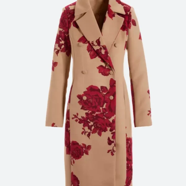 Sisterhood Inc Megan Floral Trench Coat