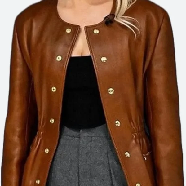 The Tonight Show Millie Bobby Leather Jacket